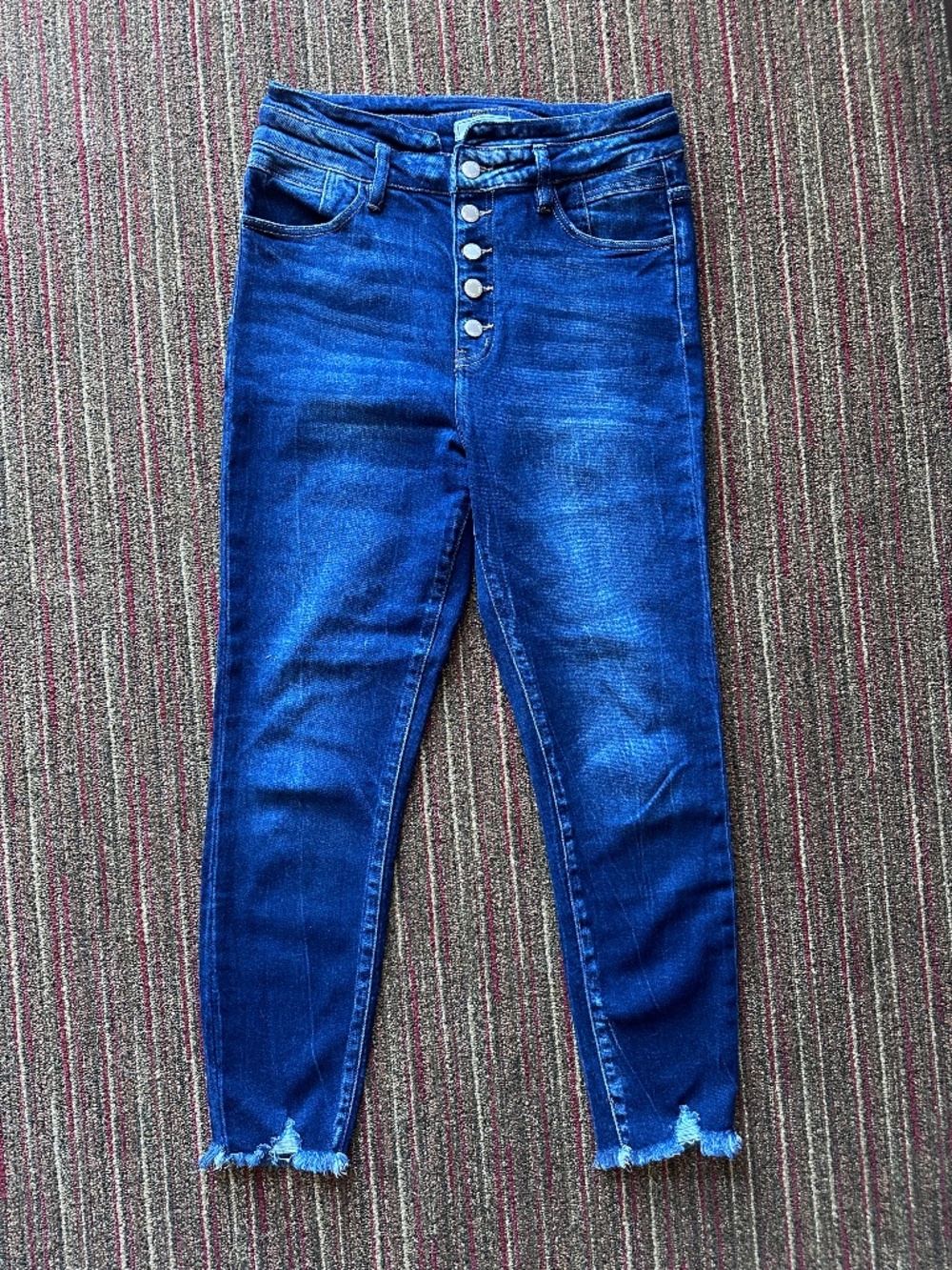 KanCan Signature Ultra High Rise Ankle Skinny Jeans Button Fly 29